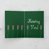 フェンス恋しく思越しのバスセット付き「あなたの」カード カード (内部)