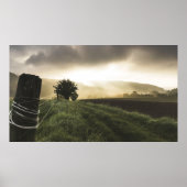 フェンス柱 ポスター (正面)