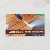 フェンス清掃住宅動力洗浄機圧力洗浄 名刺 (正面)