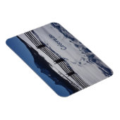 フェンス素朴スノイSan Juans Dallas Divide マグネット (右側)