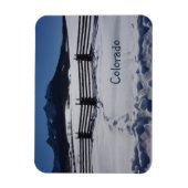 フェンス素朴スノイSan Juans Dallas Divide マグネット (縦)