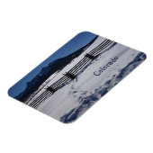 フェンス素朴スノイSan Juans Dallas Divide マグネット (左側)