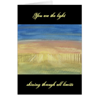 フェンス越しに日曜日光線