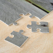 フェンス越しに見るドイツの羊飼い ジグソーパズル (側面)