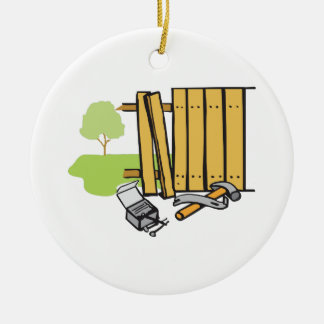 フェンス セラミックオーナメント