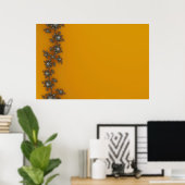 フェンス – フラクタルポスター ポスター (ホームオフィス)