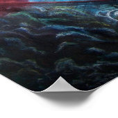 フェンダーストラット水彩ポスター ポスター (角)