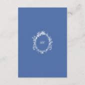 フェンチブルーチノイスリートイル結婚ズアコモデーション エンクロージャーカード (裏面)