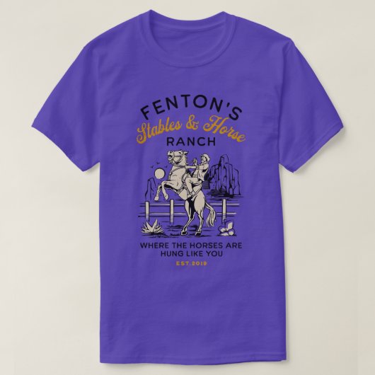 フェントンズスタブルホースランチエスト2019 Tシャツ (デザイン正面)