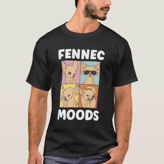 フェンネクモーズフェンネックキツネ Tシャツ (正面)