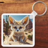 「フェンネックキツネブリス」 キーホルダー (裏面)