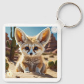 「フェンネックキツネブリス」 キーホルダー (裏面)