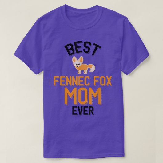 フェンネックキツネママ Tシャツ (デザイン正面)