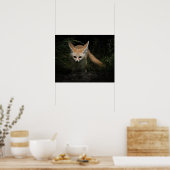 フェンネックキツネ ポスター (キッチン)