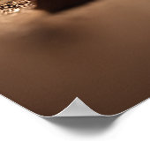 フェンネック走キツネのポスター動的野生生物アート ポスター (角)