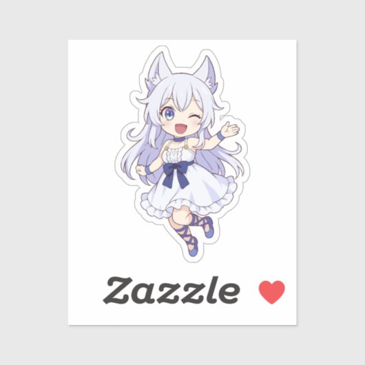 フェンリス ちびキャラ ファンアート シール (シート)