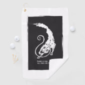 フェンリル・フェリスは自由な犬のバイキング北欧神話である ゴルフタオル (インサイチュ)