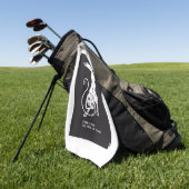 フェンリル・フェリスは自由な犬のバイキング北欧神話である ゴルフタオル (グリーン)