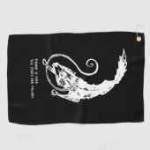 フェンリル・フェリスは自由な犬のバイキング北欧神話である ゴルフタオル (横)