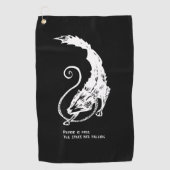 フェンリル・フェリスは自由な犬のバイキング北欧神話である ゴルフタオル (正面)