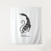 フェンリル・フェリスは自由な犬のバイキング北欧神話である タペストリー (正面)