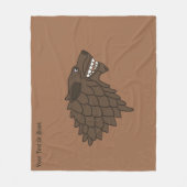 フェンリル/フェンリスウルフ フリースブランケット (正面)