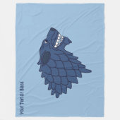 フェンリル/フェンリスウルフ フリースブランケット (正面)