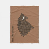 フェンリル/フェンリスウルフ フリースブランケット (正面)