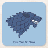 フェンリル/フェンリスオオカミ スクエアペーパーコースター (正面)