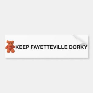 フェーエットビルのDorkyバンパーステッカーを保って下さい バンパーステッカー