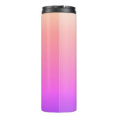 フェージングピーチピンク&パープルカラフルグラデーション タンブラー (裏面)