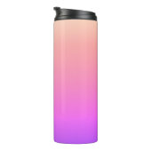 フェージングピーチピンク&パープルカラフルグラデーション タンブラー (回転右)