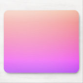 フェージングピーチピンク&パープルカラフルグラデーション マウスパッド (正面)