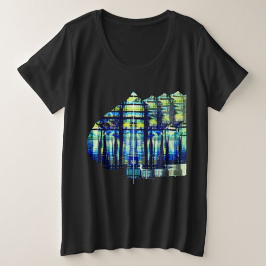 フェーディングスペードの基本Tシャツ プラスサイズTシャツ (デザイン正面)