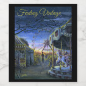 フェーディング ワインラベル (シングルラベル)