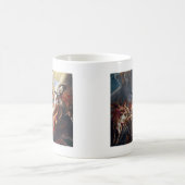 フェートン型オープンカーの秋 コーヒーマグカップ (中央)