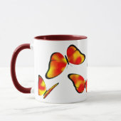 フェートン型オープンカーの蝶マグ マグカップ (左)