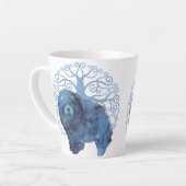 フェードされた遺伝子チャウライフラテ カフェラテマグ (左アングル)