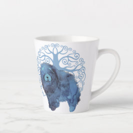 フェードされた遺伝子チャウライフラテ カフェラテマグ