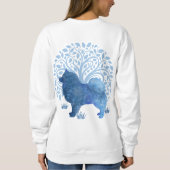 フェードされた遺伝子ラプントツリーの前後 スウェットシャツ (裏面)