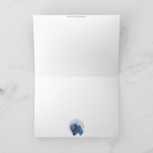 フェードされた遺伝子人生のアートカードの木を選ぶ サンキューカード (内部)