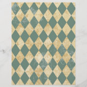 フェードしたダイヤモンド柄 チラシ (裏面)