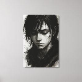 フェードのエコー静か- Battle Canvas Print キャンバスプリント