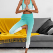 フェードグラデーションおもしろい色 カプリレギンス