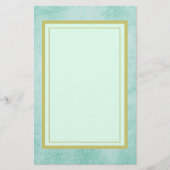 フェードグリーンヴィンテージ紙テクスチャ 便箋 (正面)