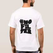 フェードグレースエステティックタイポグラフィ | Tシャツ (裏面)
