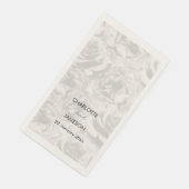 フェードド・グレー・ローズ パーソナライズド ウェディングパーティ (コーナー)