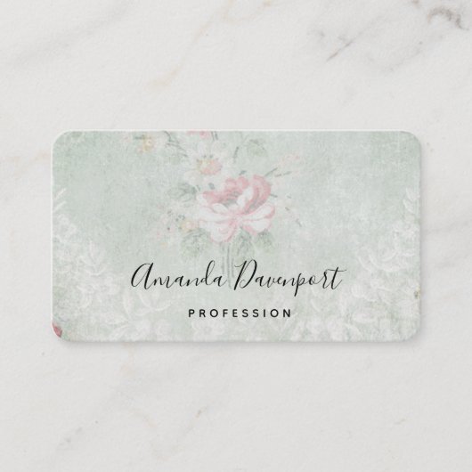 フェードバラグレーヴィンテージデザイン 名刺 (正面)