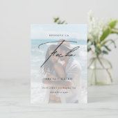 フェードフォトレセルサラフェハスペインのビーチ結婚式 セーブザデート (スタンド正面)