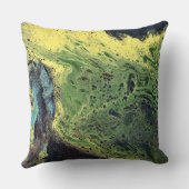 フェード遠くに1抽象芸術枕 クッション (裏面)